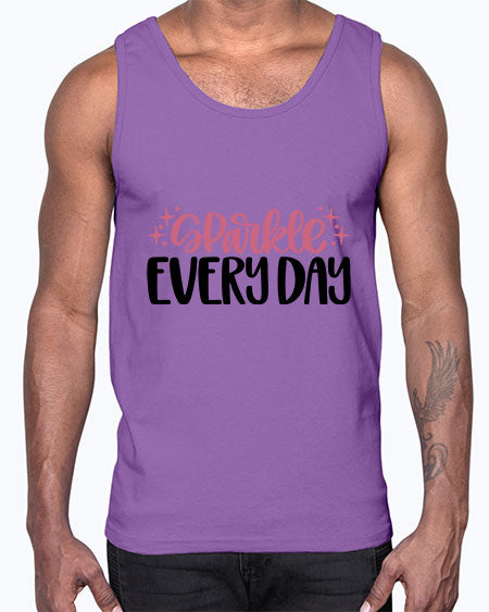 Sparkle Every Day Style 21#-makeup Cotton Tank