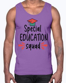 Special Education squad 886#- graduation- Cotton Tank