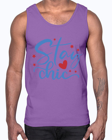 Stay Chic 150#-  fashion- Cotton Tank