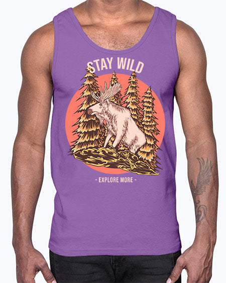 Stay Wild 16#- nature- Cotton Tank