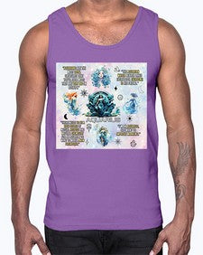 Straight Aquarius 468#- aquarius- Cotton Tank
