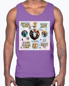 Straight Aries 469#- aries- Cotton Tank
