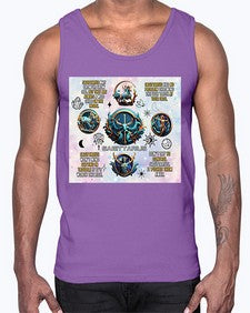 Straight Saggitarius 476#- sagittarius- Cotton Tank