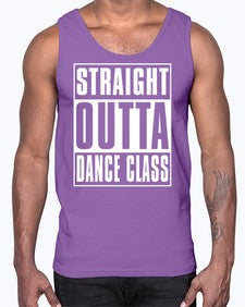 Straight outta dance class 190#- dance2- Cotton Tank