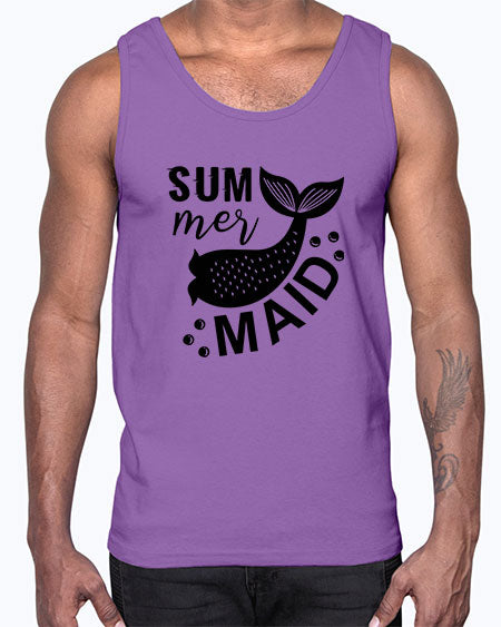 Sum mer maid 01#- summer- Cotton Tank