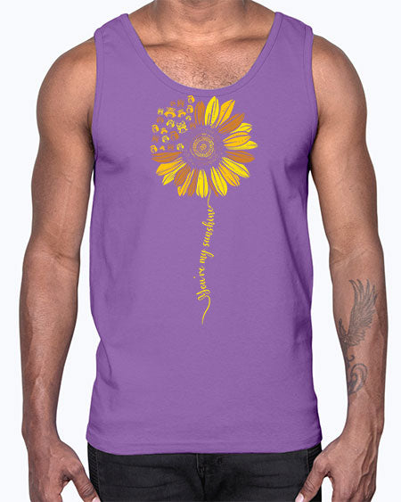 Sunflower Owl You Are My A TurtleRabbit 19#- owl- Cotton Tank
