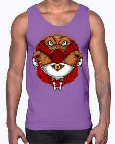 Super donut 243#- cartoon food- Cotton Tank