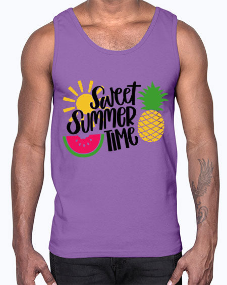 Sweet Summer Time Style 14#- summer- Cotton Tank