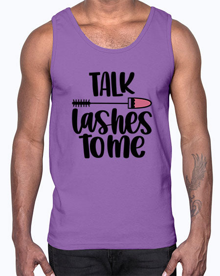 Talk Lashes To Me Style 16#-makeup Cotton Tank