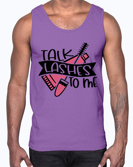 Talk Lashes To Me Style 17#-makeup Cotton Tank