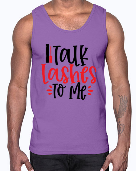 Talk Lashes To Me Style 219#-makeup Cotton Tank