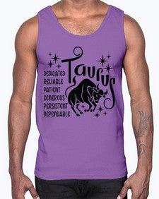 Taurus 486#- taurus- Cotton Tank