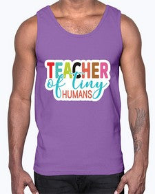 Teacher Of Tiny Humans 1457#- teacher- Cotton Tank