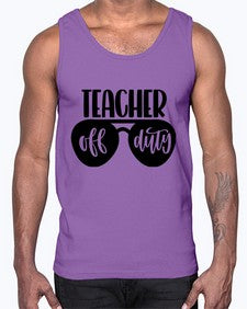 Teacher Off Duty Style 1461#- teacher- Cotton Tank