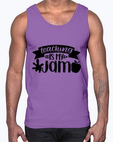 Teaching Is My Jam Style 1482#- teacher- Cotton Tank