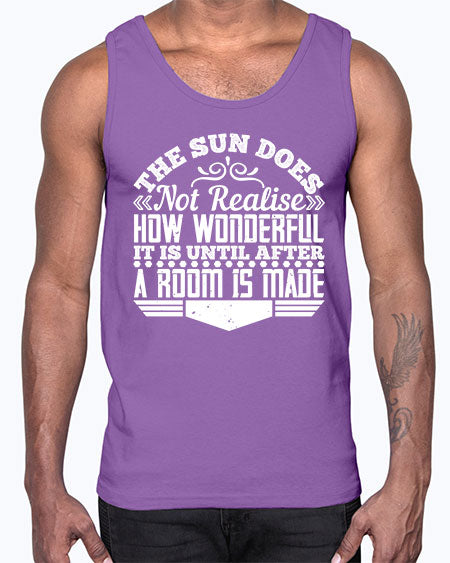 The Sun does not realise how wonderful it is until after a room is made Style 435#- architect- Cotton Tank