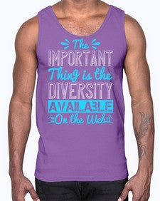 The important thing is the diversity available on the Web 55#- internet- Cotton Tank