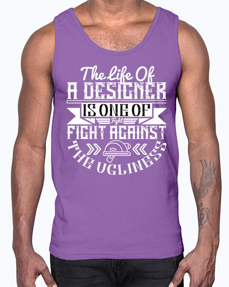 The life of a designer is one of fight fight against the ugliness Style 422#- architect- Cotton Tank