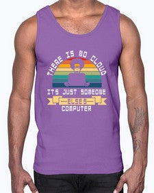 There is no cloud 11#- computer- Cotton Tank