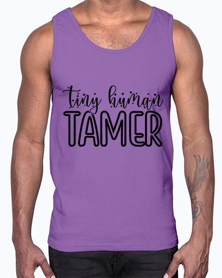 Tiny Human Tamer 467#- kids- Cotton Tank