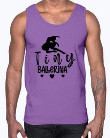 Tiny ballerina 203#- ballet- Cotton Tank