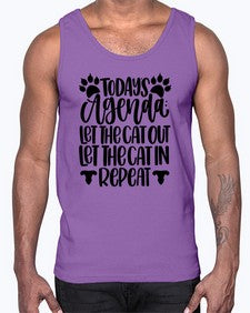Todays Agenda Let Style 107#- cats- Cotton Tank