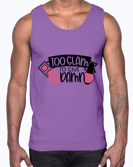 Too Glam To Give A Damn Style 10#-makeup Cotton Tank