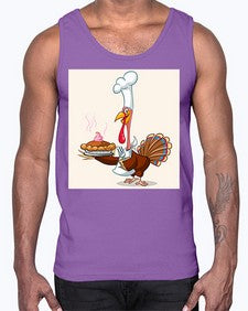 Turkey pie 259#- cartoon general- Cotton Tank