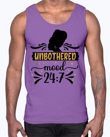 Unbothered mood Style 2#- black girls or women- Cotton Tank