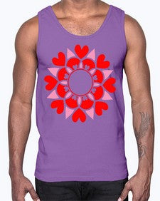 ValentineMandalaOPT 1194#- mandala- Cotton Tank