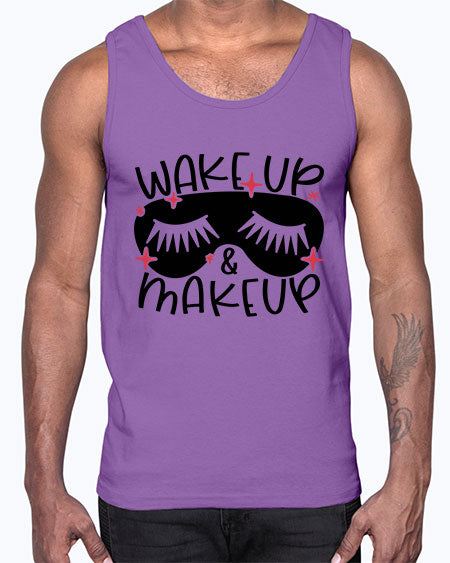 Wake Up Makeup Style 8#-makeup Cotton Tank