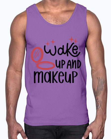 Wake up and Makeup Style 7#-makeup Cotton Tank