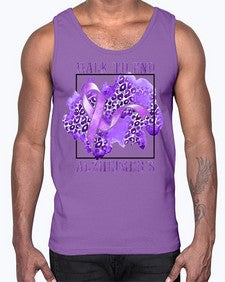 Walk o End AlzheimerS Purple Ribbon 220#- alzheimers- Cotton Tank