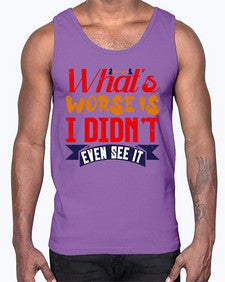 Whats worse is I didnt even see it 164#- chess- Cotton Tank