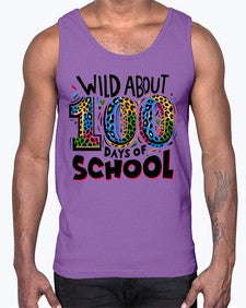 Wild about one hundred days 1011#- one hundred days- Cotton Tank