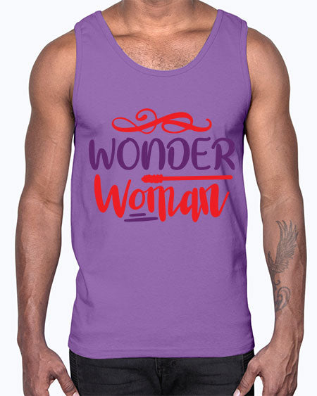 Wonder Woman 156#-  fashion- Cotton Tank