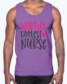 Worlds Coolest Nurse Style 1658#- nurse- Cotton Tank