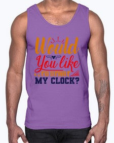 Would you like to start my clock 168#- chess- Cotton Tank