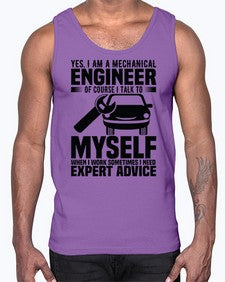 Yes I Am A Mechanical Style 1671#- engineer- Cotton Tank