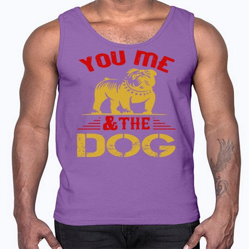 You Me The Dog Style 140#- dogs- Cotton Tank