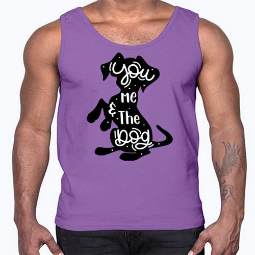 You Me The Dogs Style 4#- dogs- Cotton Tank