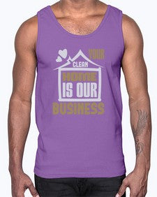 Your clean home is our Business Style 491#- cleaner- Cotton Tank