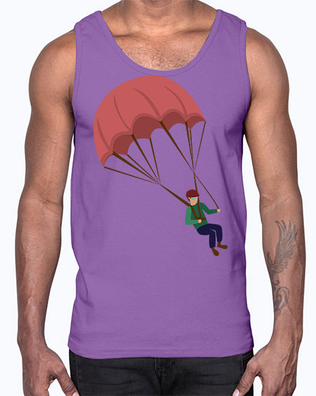 all in one 07#- parachute- Cotton Tank