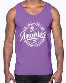 aquarius 77#- aquarius- Cotton Tank