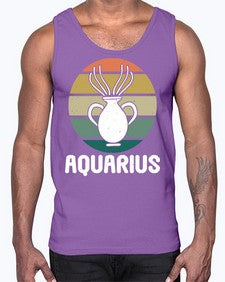 aquarius 78#- aquarius- Cotton Tank