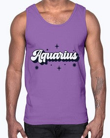 aquarius 82#- aquarius- Cotton Tank