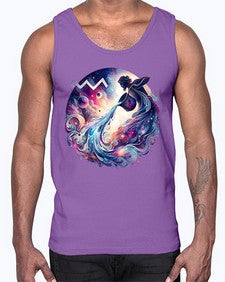 aquarius 89#- aquarius- Cotton Tank