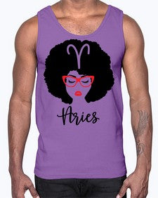 aries 122#- aries- Cotton Tank