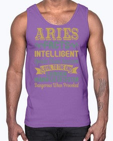 aries 123#- aries- Cotton Tank
