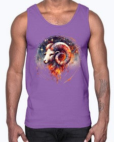 aries 125#- aries- Cotton Tank